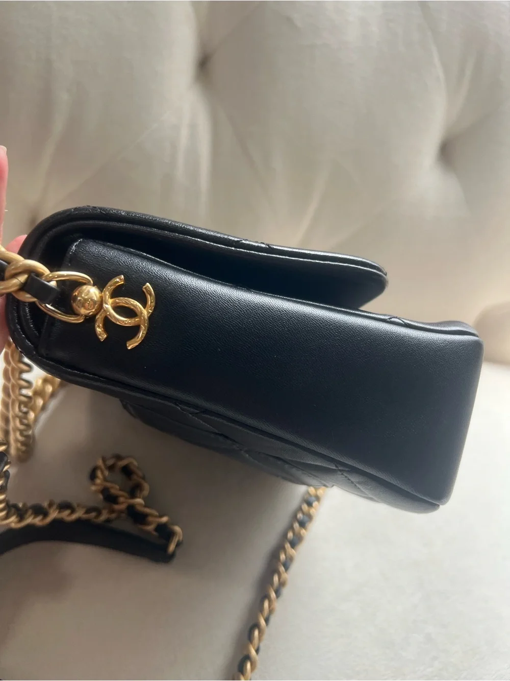 Chanel Black Side Note Flap Bag - Picture 4 of 7